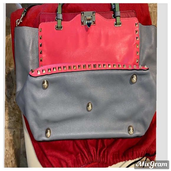 🎈Sold xtra pics valentino Colorblock Rockstud - Picture 11 of 16